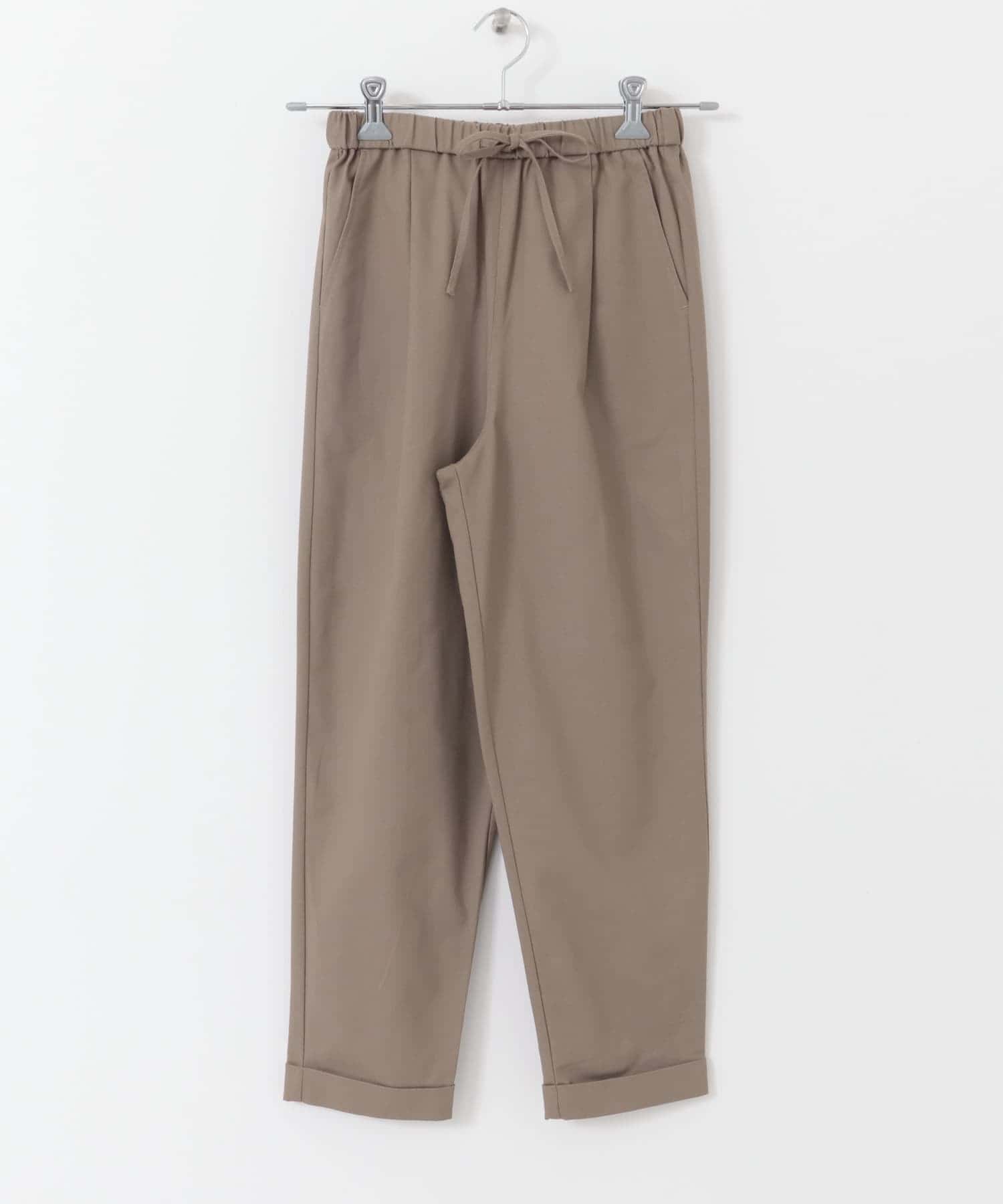 リネン混イージーパンツ MOC S