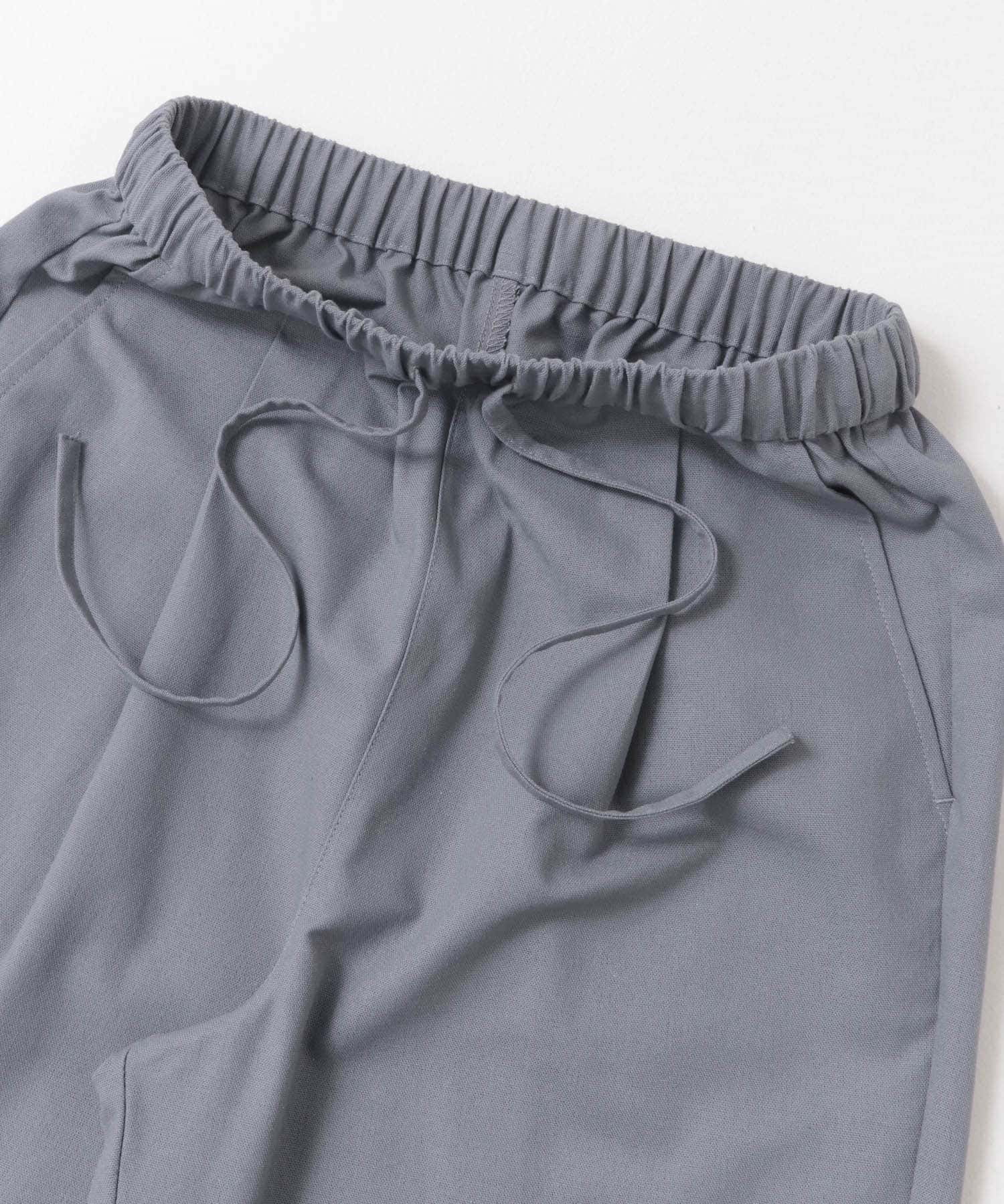 リネン混イージーパンツ BLU S