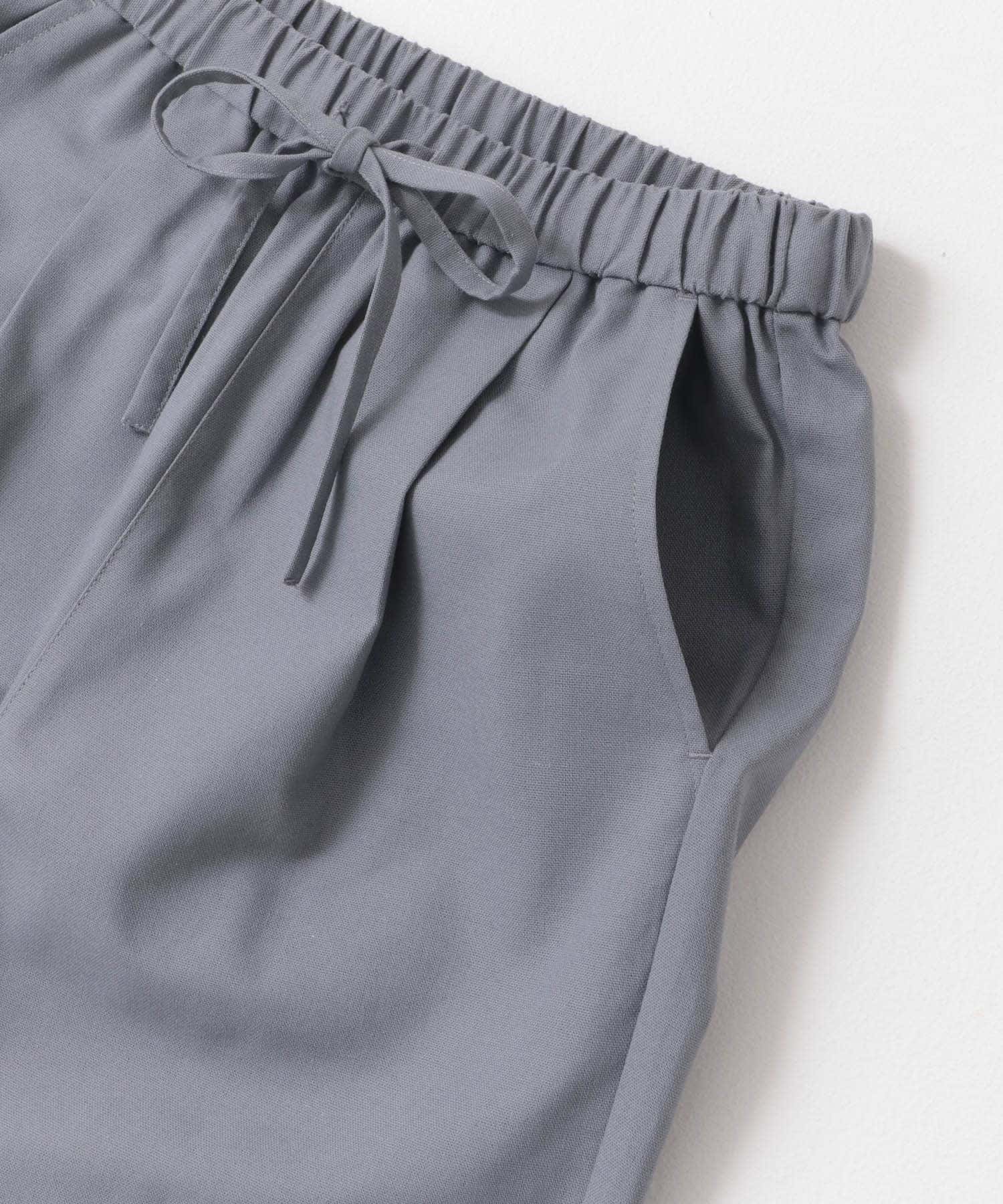 リネン混イージーパンツ BLU S