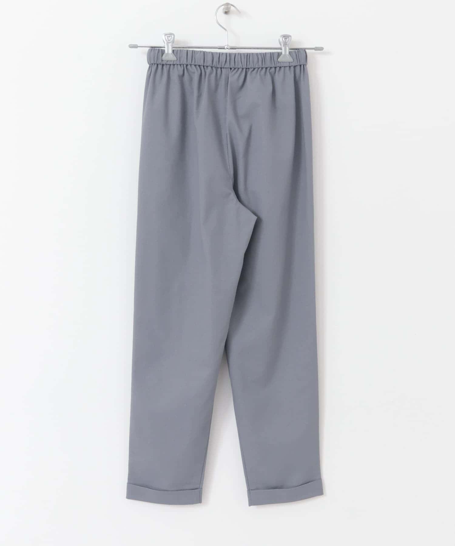 リネン混イージーパンツ BLU S