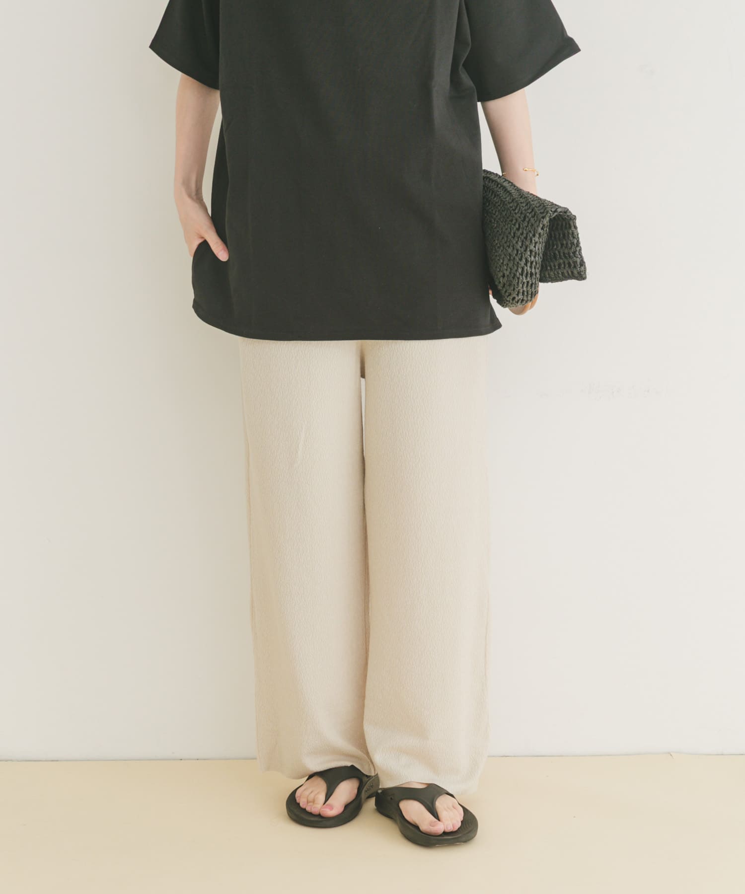 カットイージーパンツ