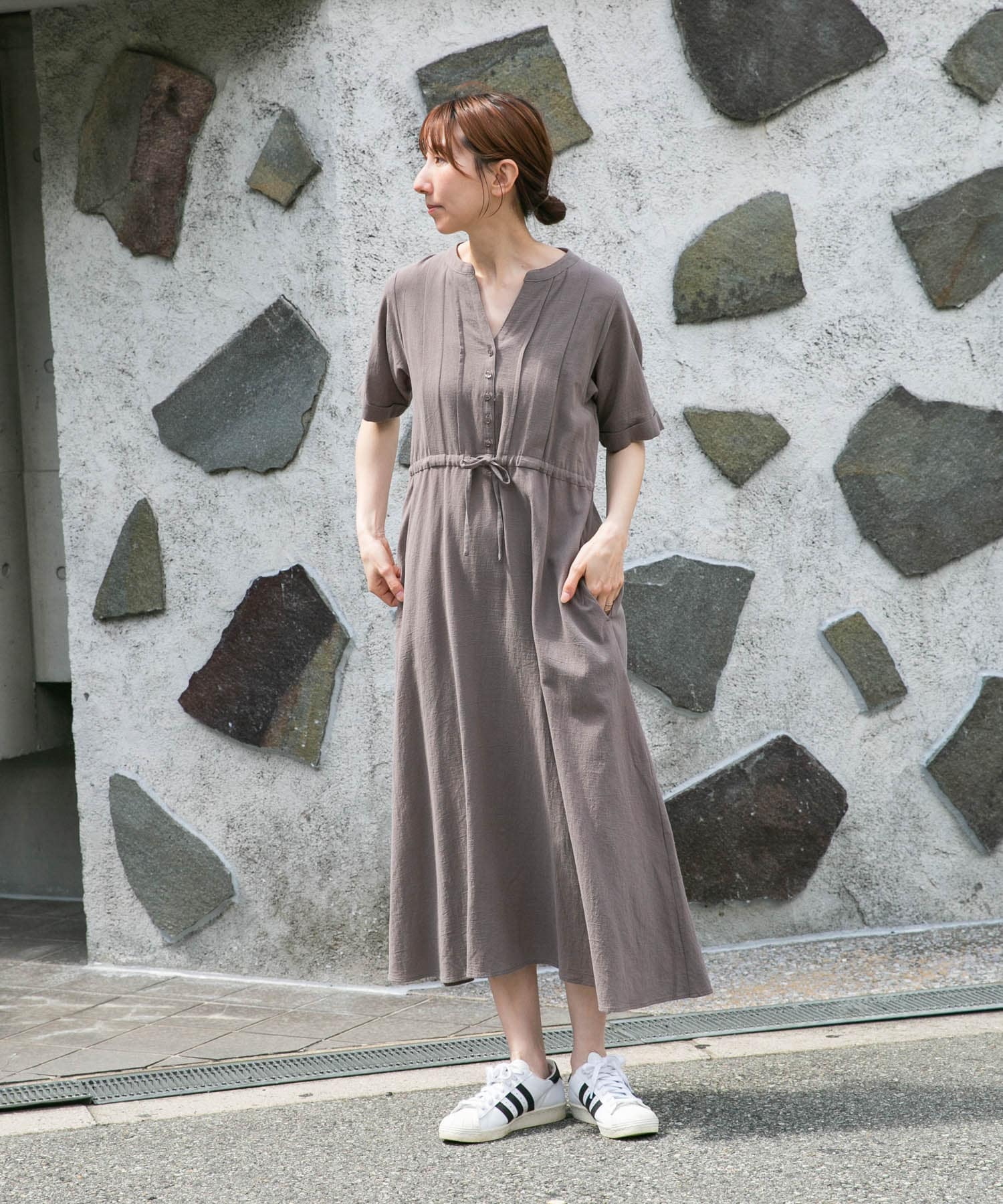 リバティ生地使用 タックワンピース タックワンピース/リバティプリント | アフタヌーンティー公式