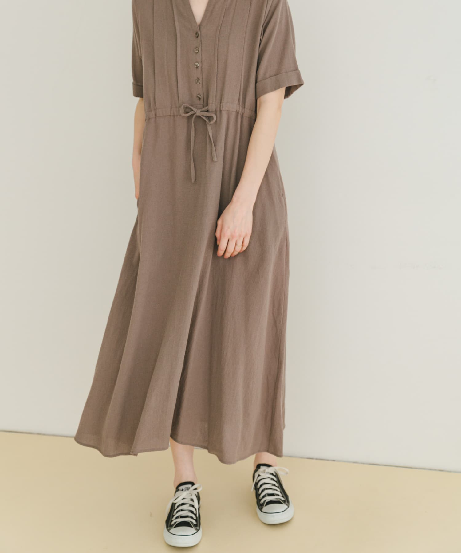 ドライコットンタックワンピース(FREE MOC): ワンピース｜URBAN