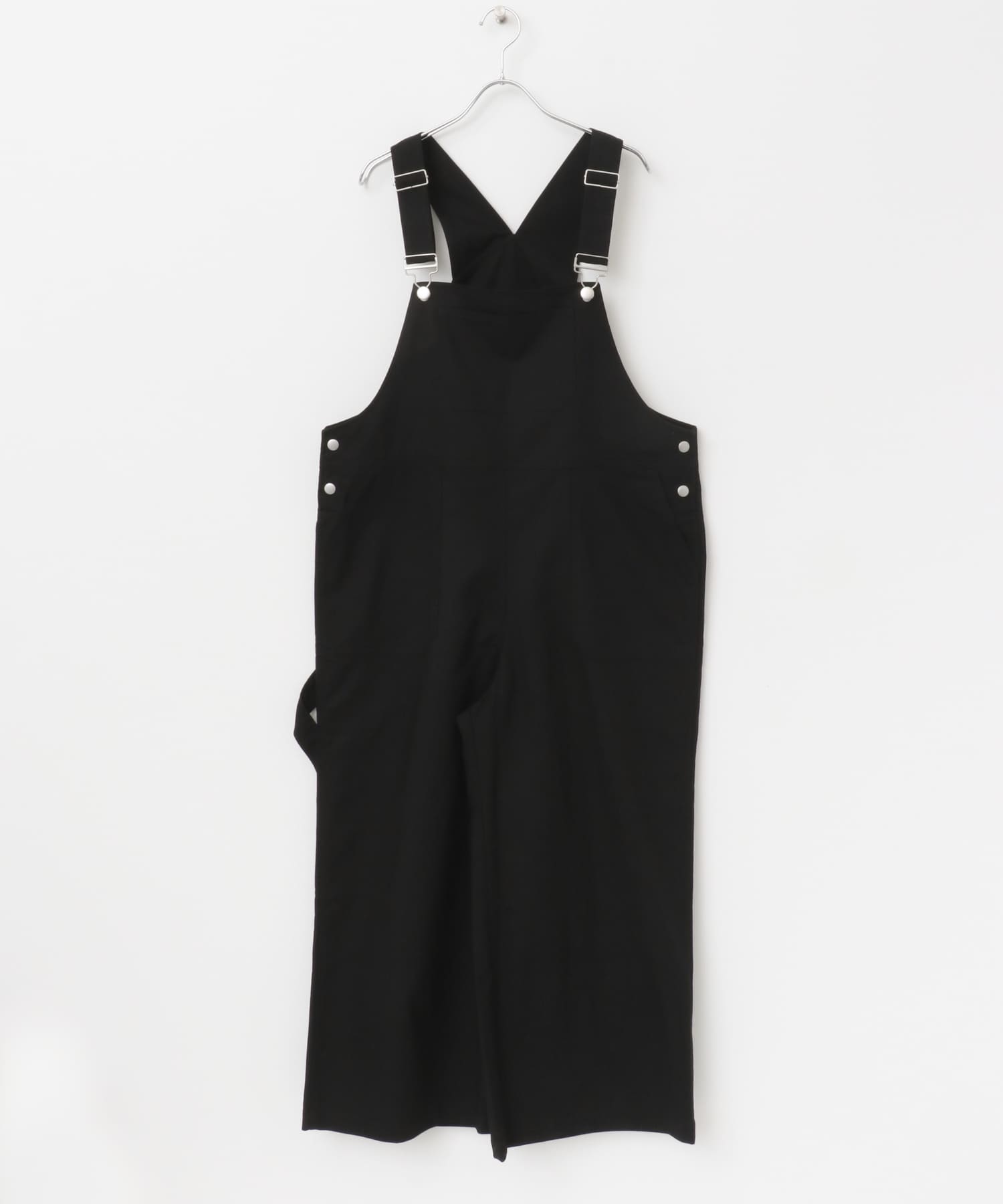 リネン混サロペット BLK FREE