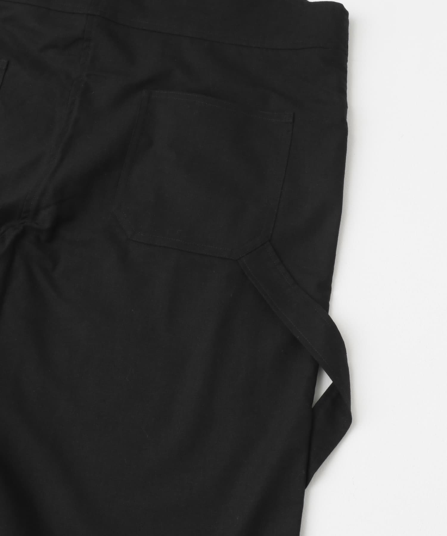 リネン混サロペット BLK FREE