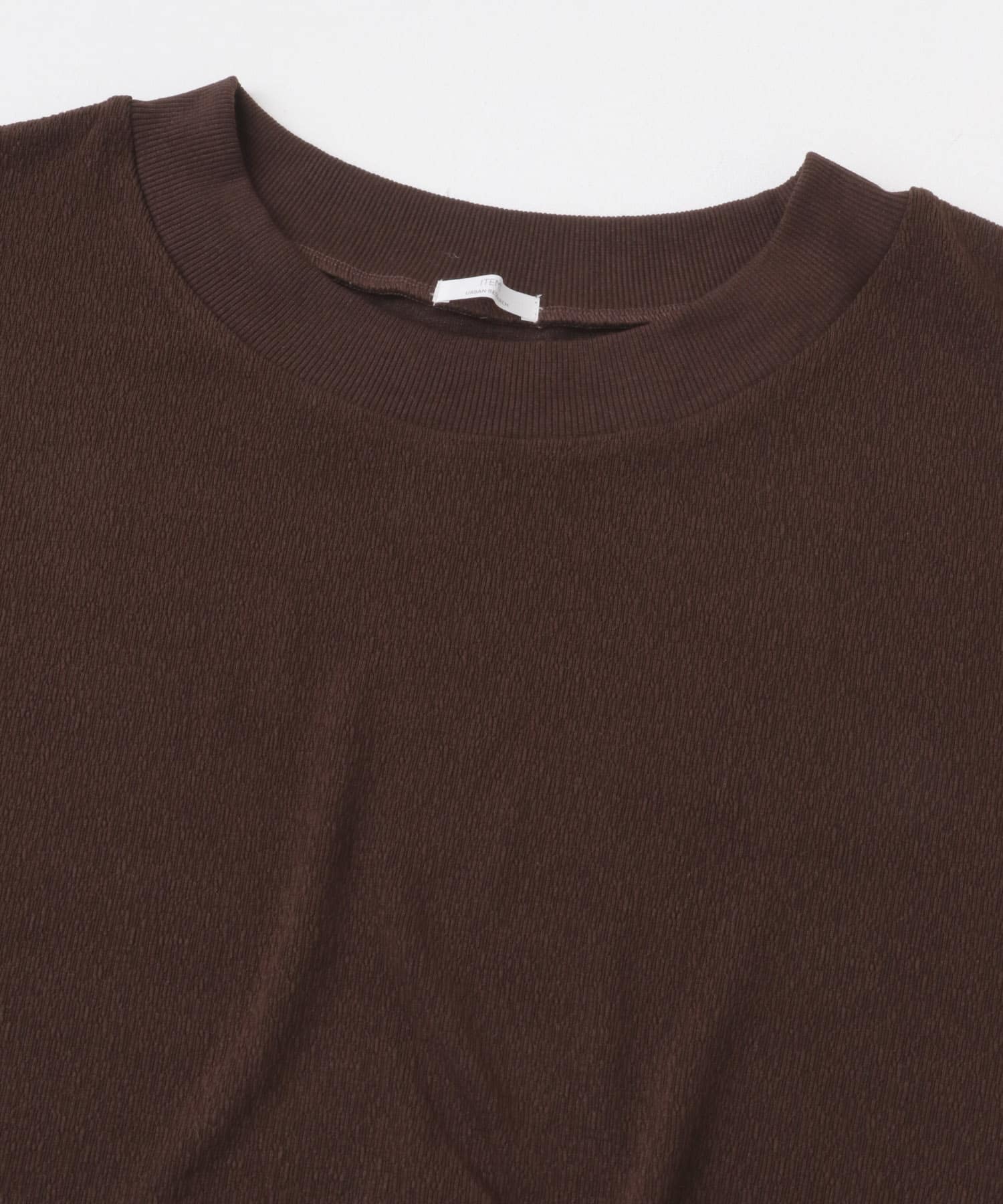 セルフカットTシャツワンピース BRN FREE