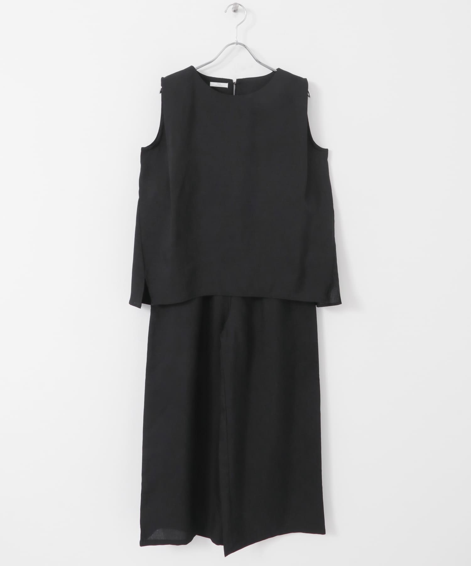 リネンライクセットアップ BLK FREE