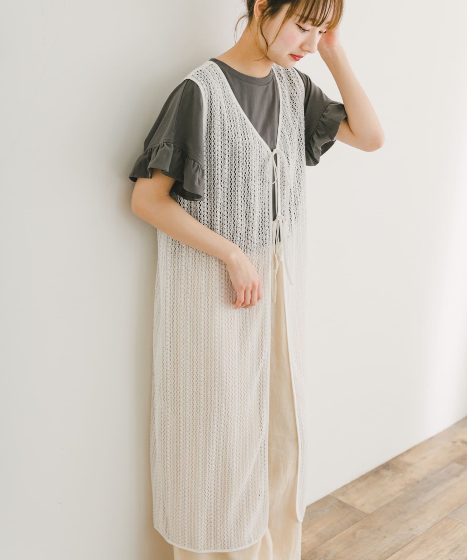 メッシュジレワンピース