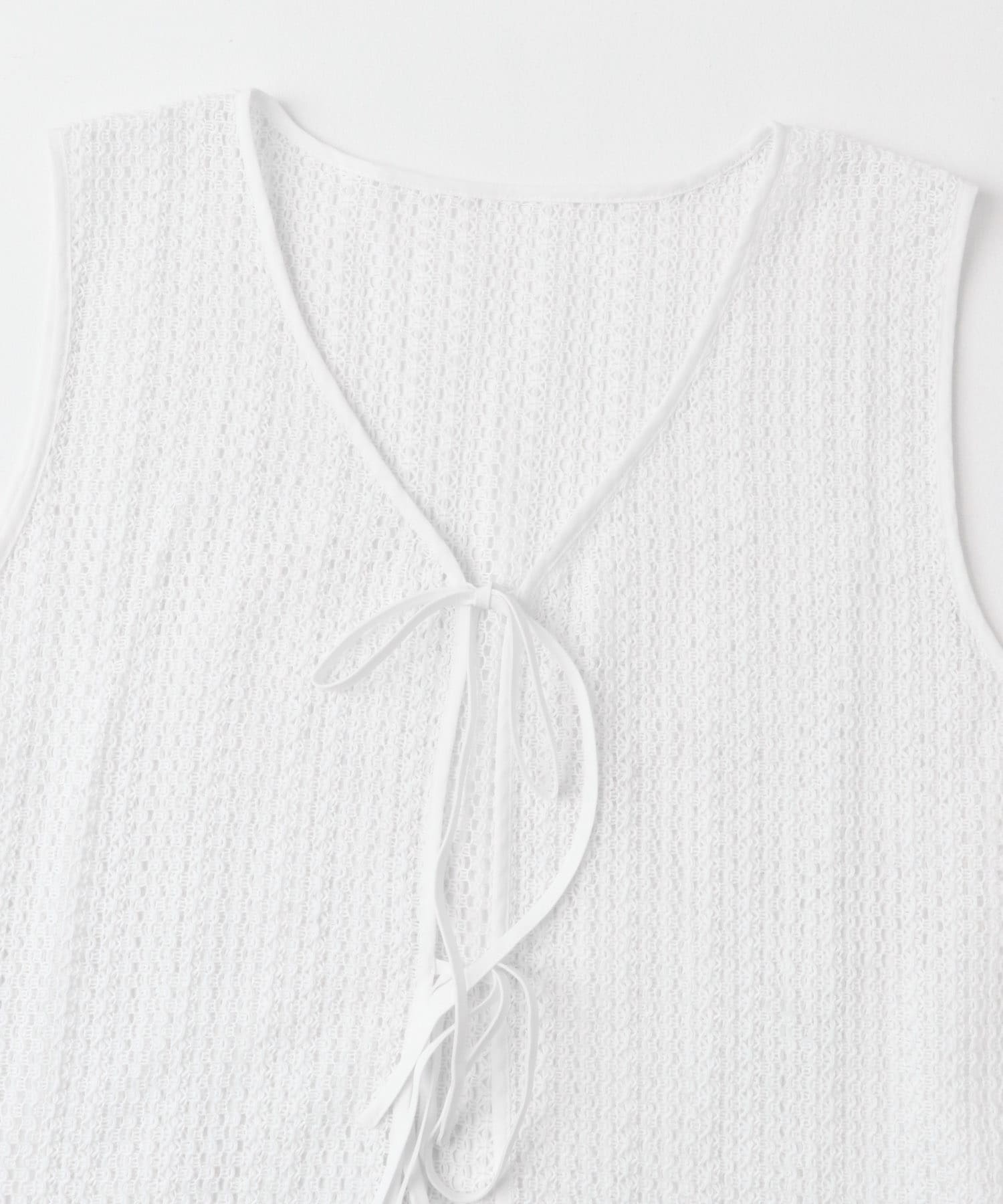 メッシュジレワンピース WHT FREE