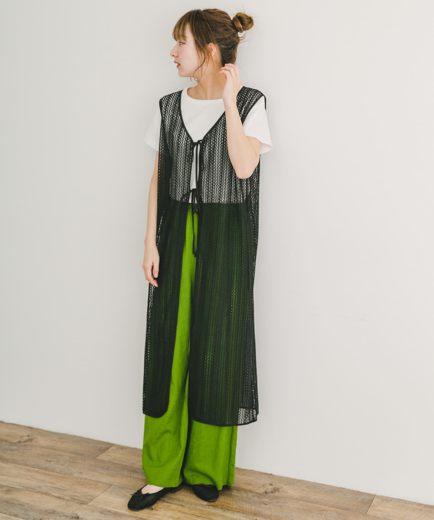 メッシュジレワンピース