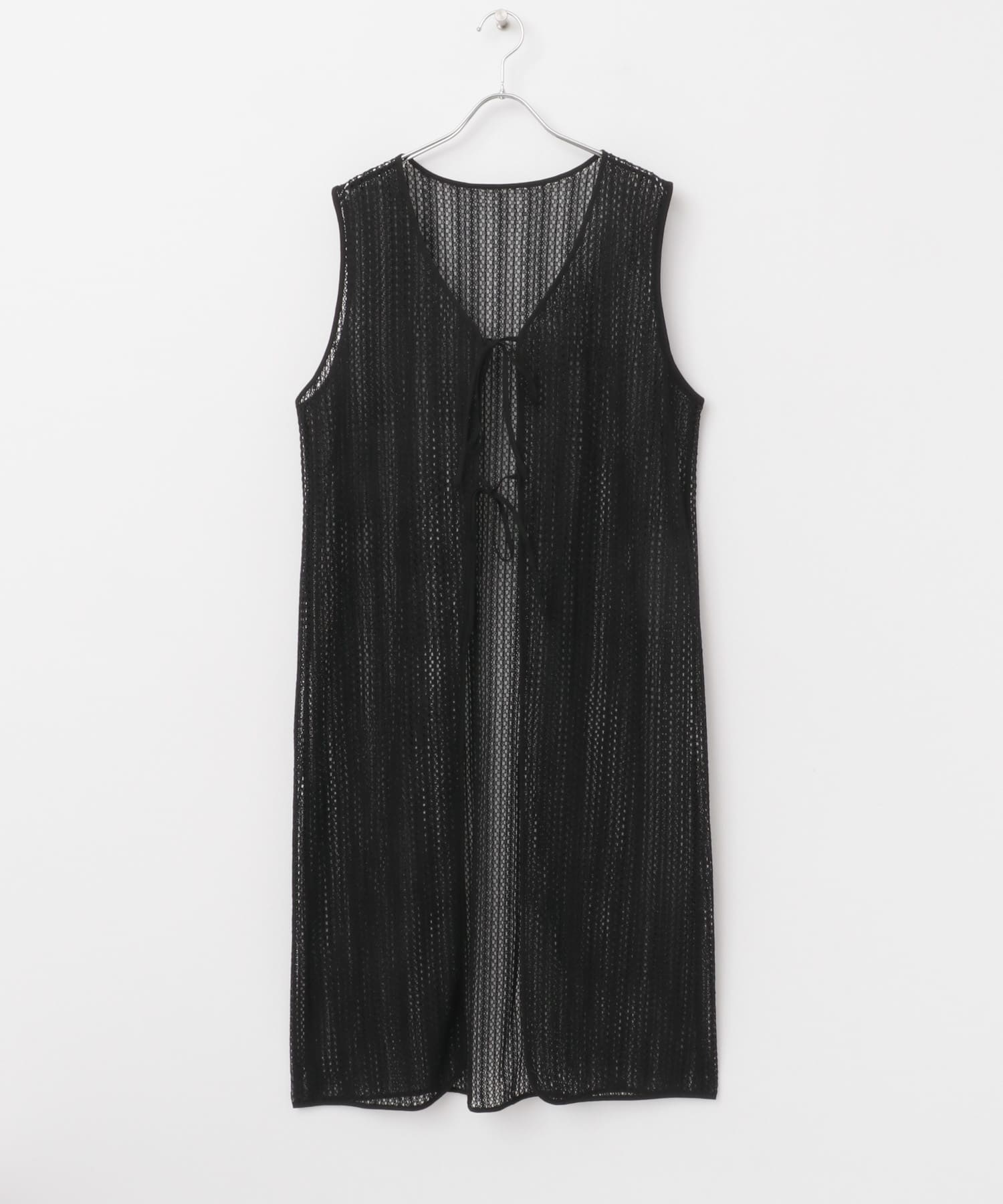メッシュジレワンピース BLK FREE