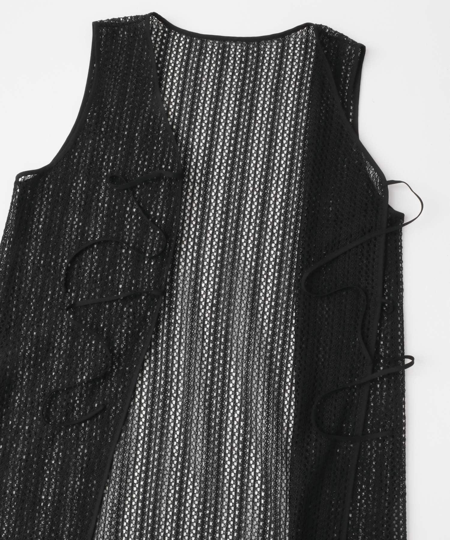 メッシュジレワンピース BLK FREE