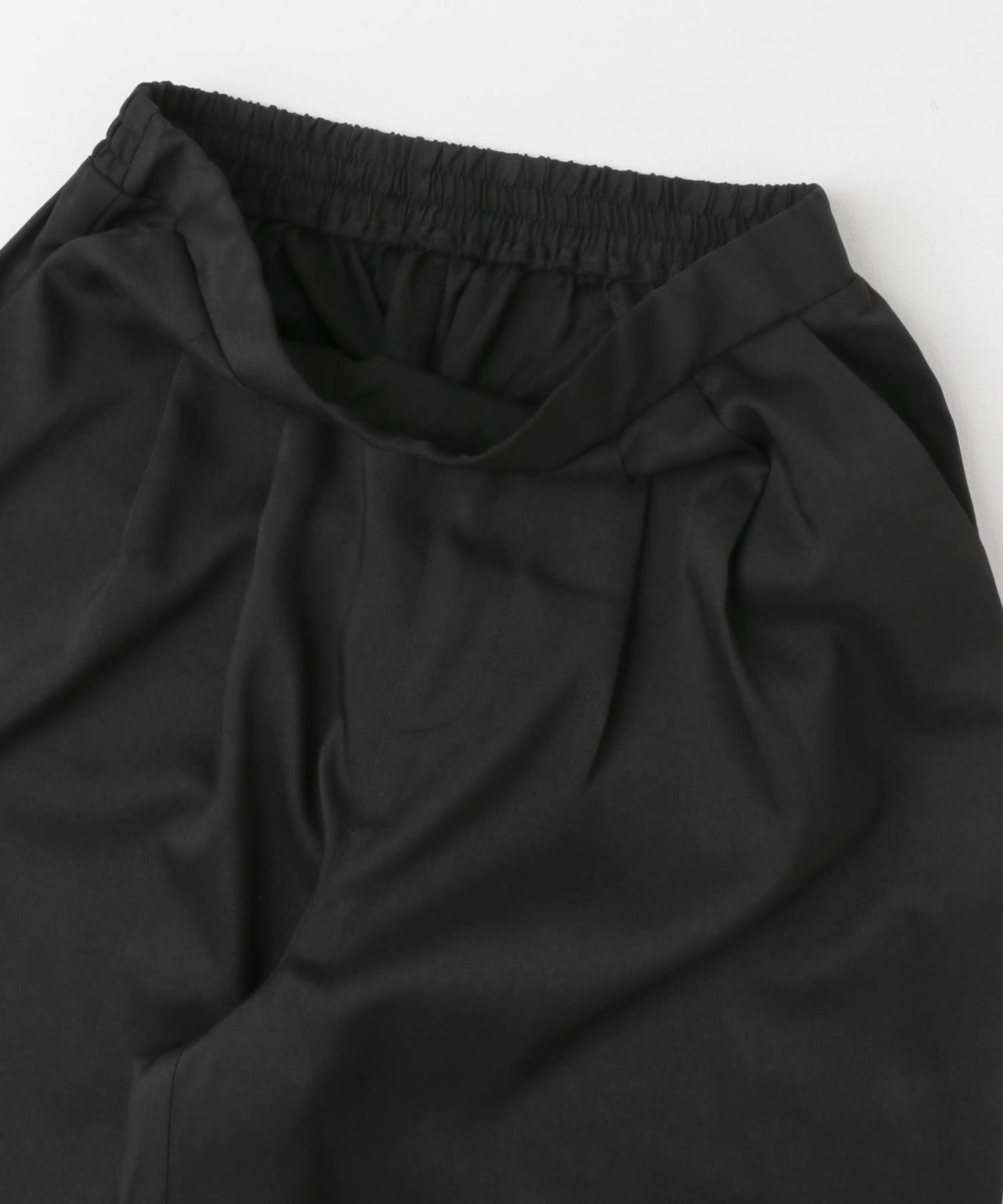 インナー付きリネンライクセットアップ WHT×BLK FREE