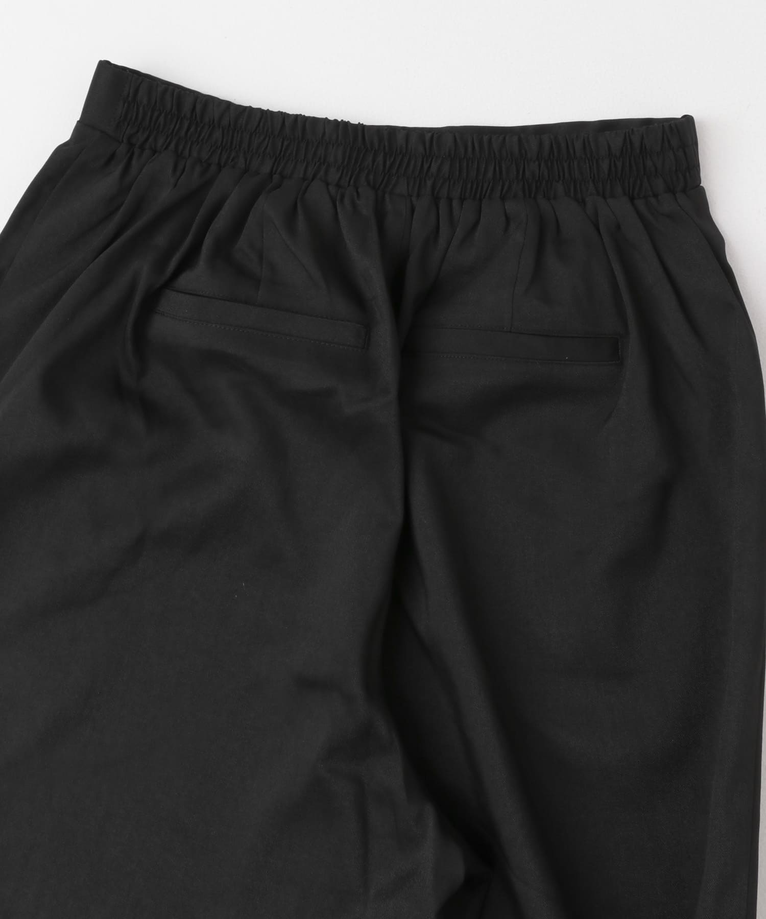 インナー付きリネンライクセットアップ WHT×BLK FREE