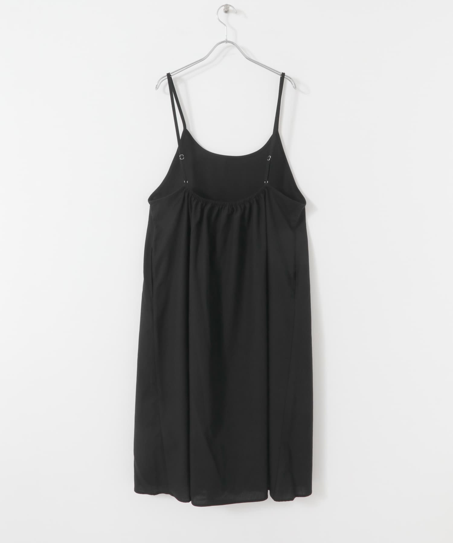 リネンキャミワンピース BLK FREE