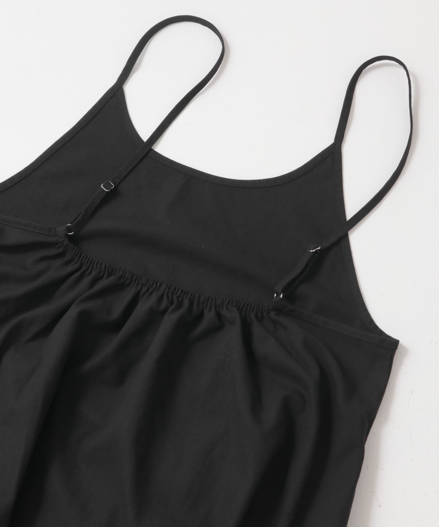リネンキャミワンピース BLK FREE