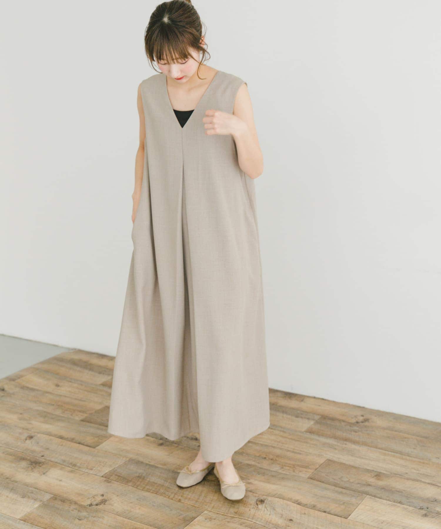 リネンライクテントラインワンピース(FREE CHA): ワンピース｜URBAN