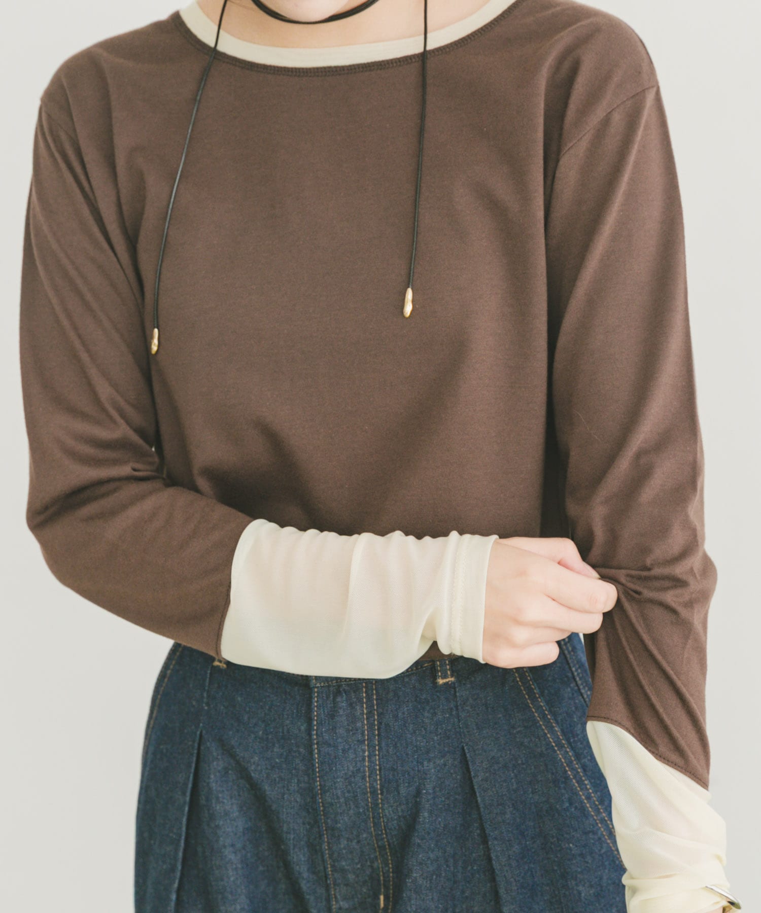 ソデチュールロングスリーブカットソー