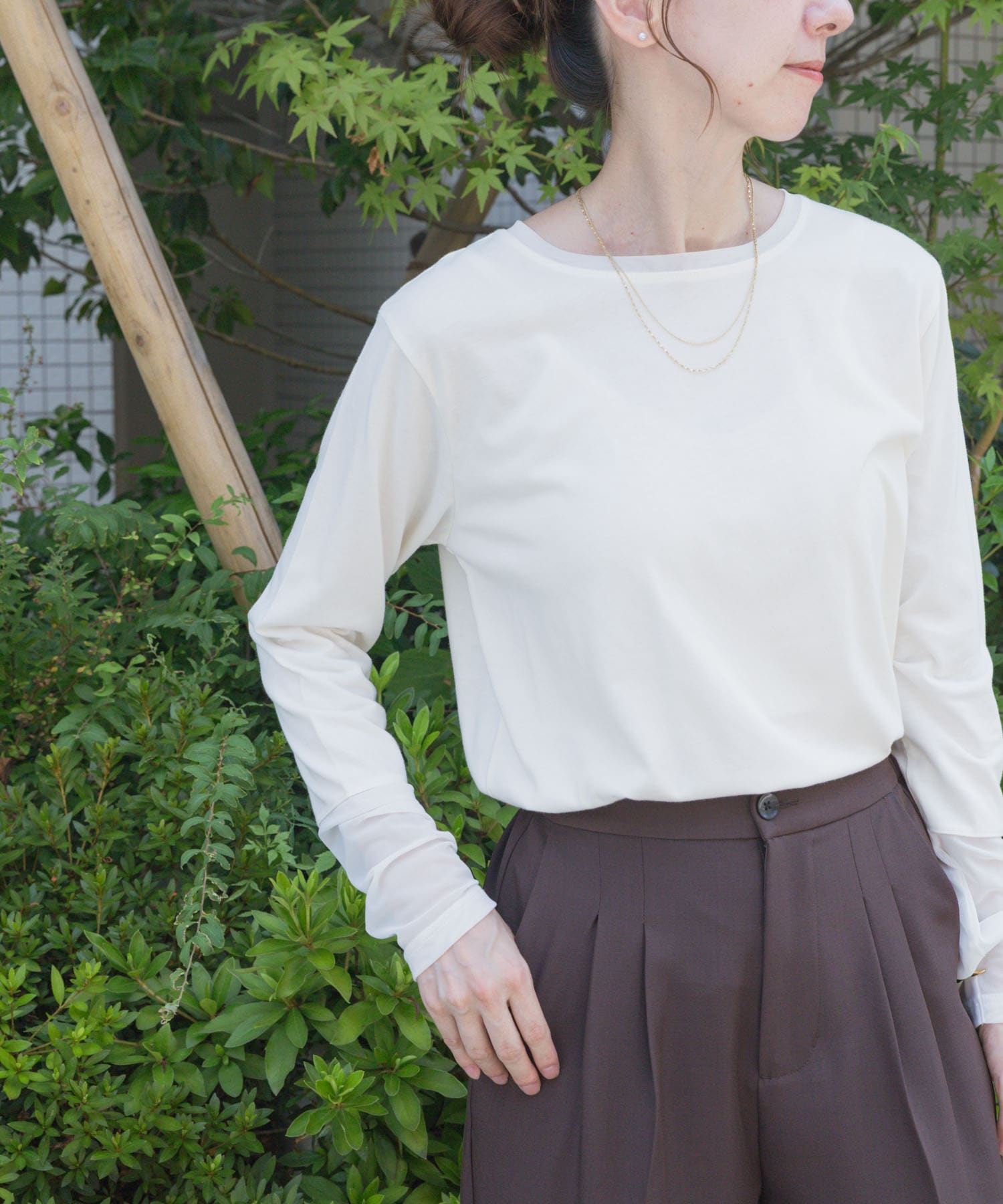 ソデチュールロングスリーブカットソー