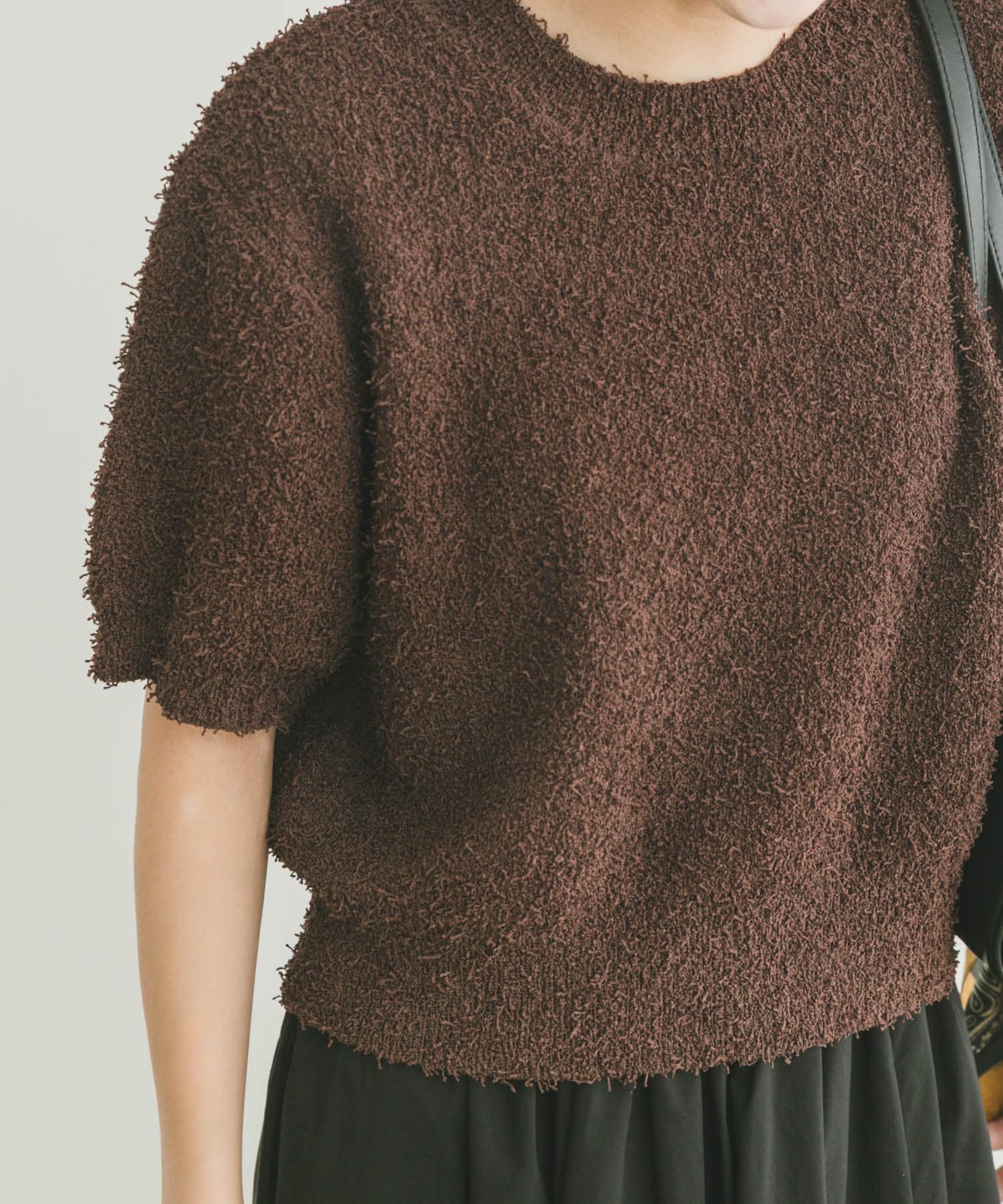 フリンジコンパクトニット