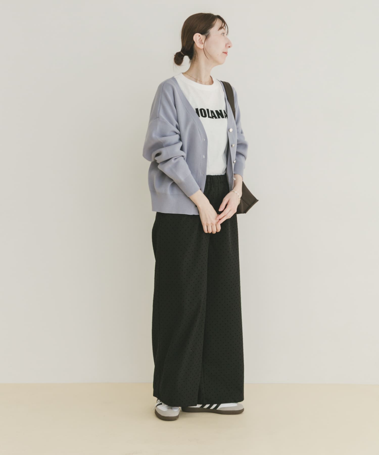 イージーワイドストレートパンツ DOT Free