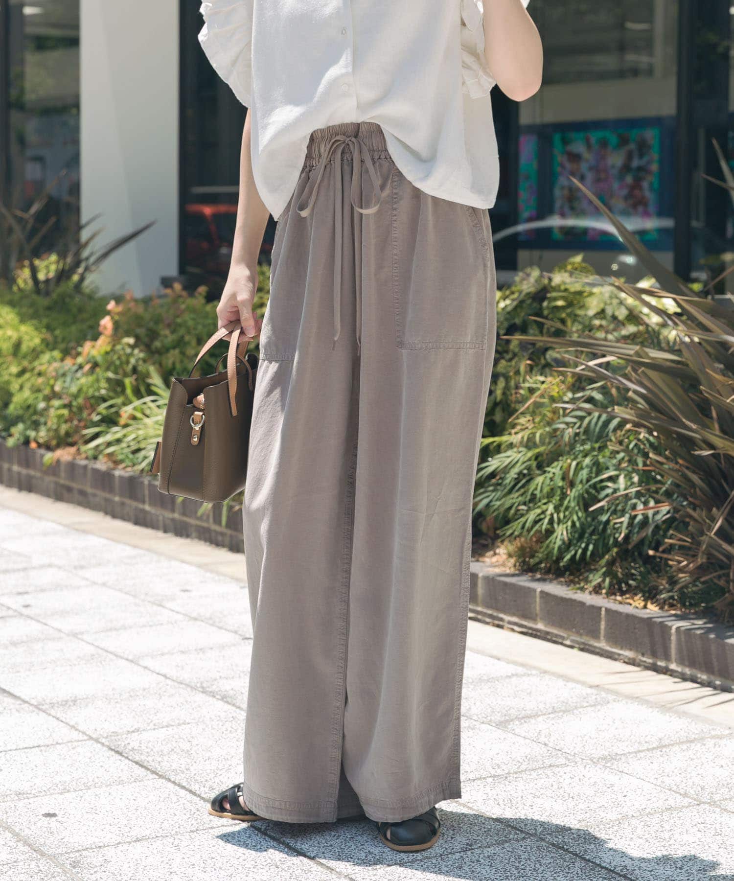 テンセルイージーパンツ