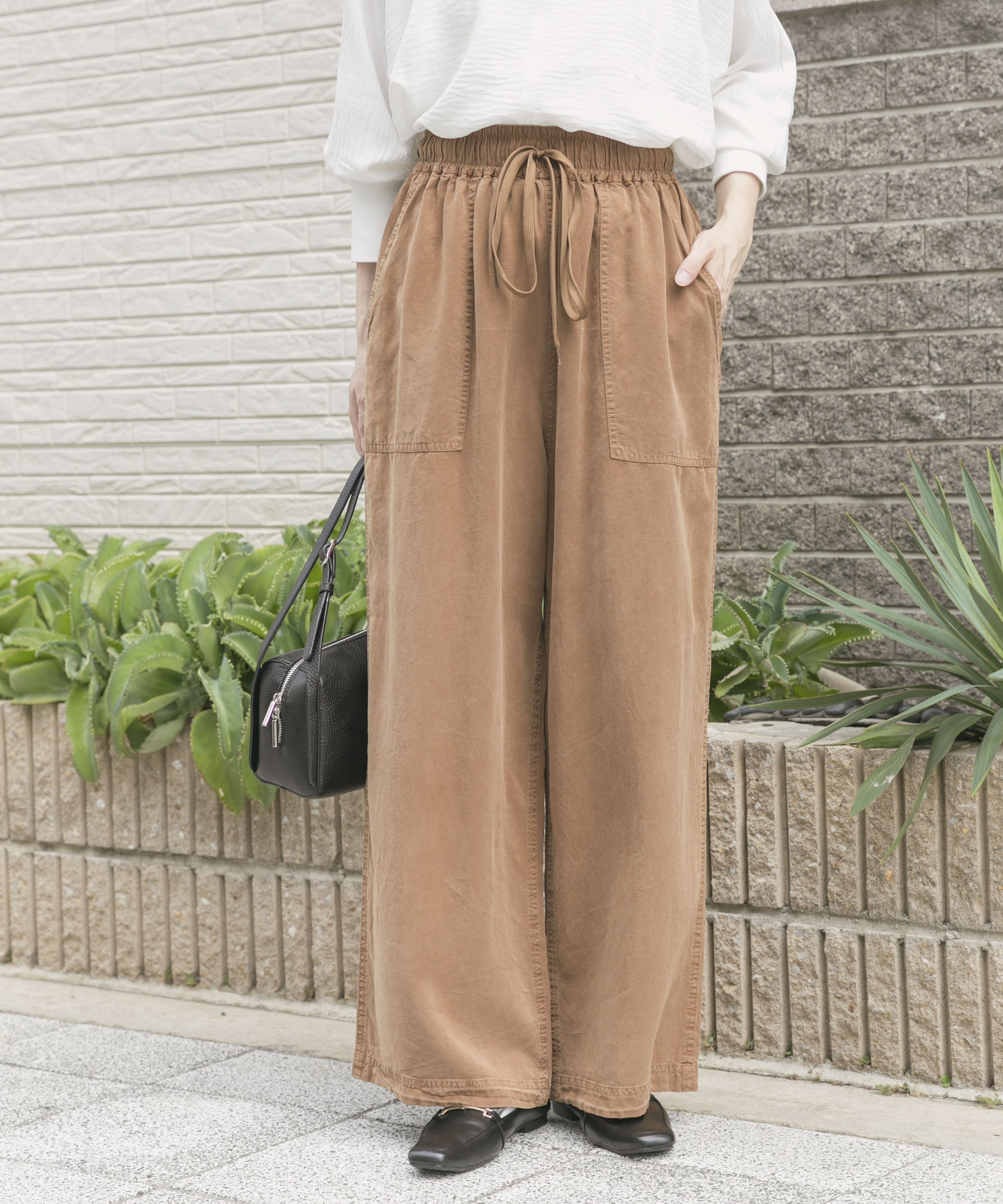 テンセルイージーパンツ