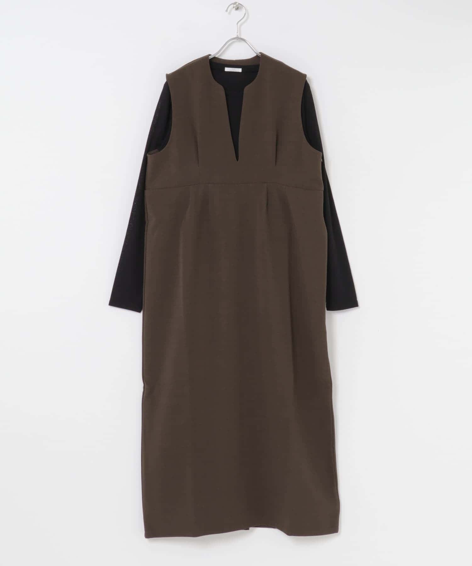 『イージーケア』インナーセットジャンパースカート BRN FREE