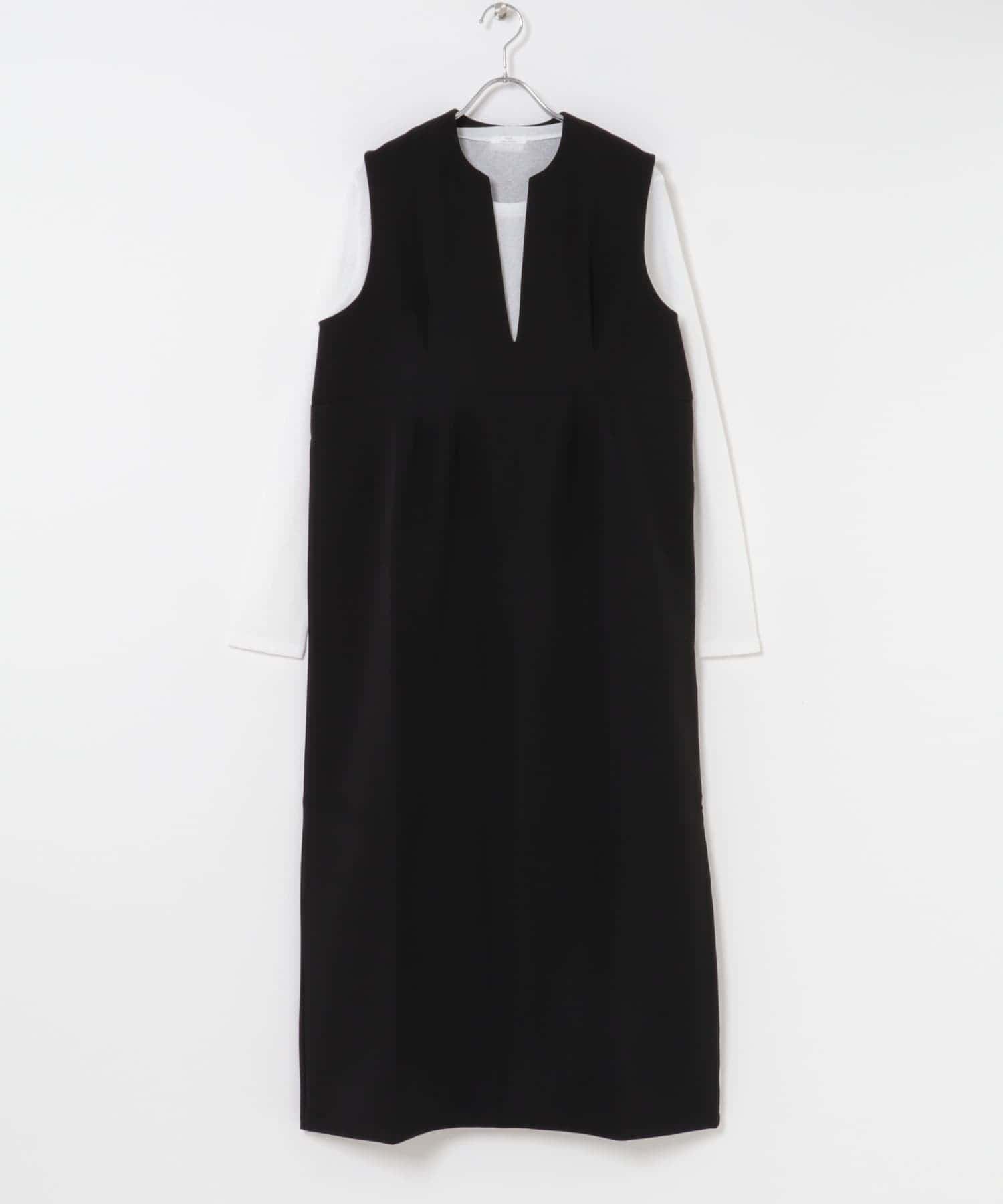 『イージーケア』インナーセットジャンパースカート BLK FREE