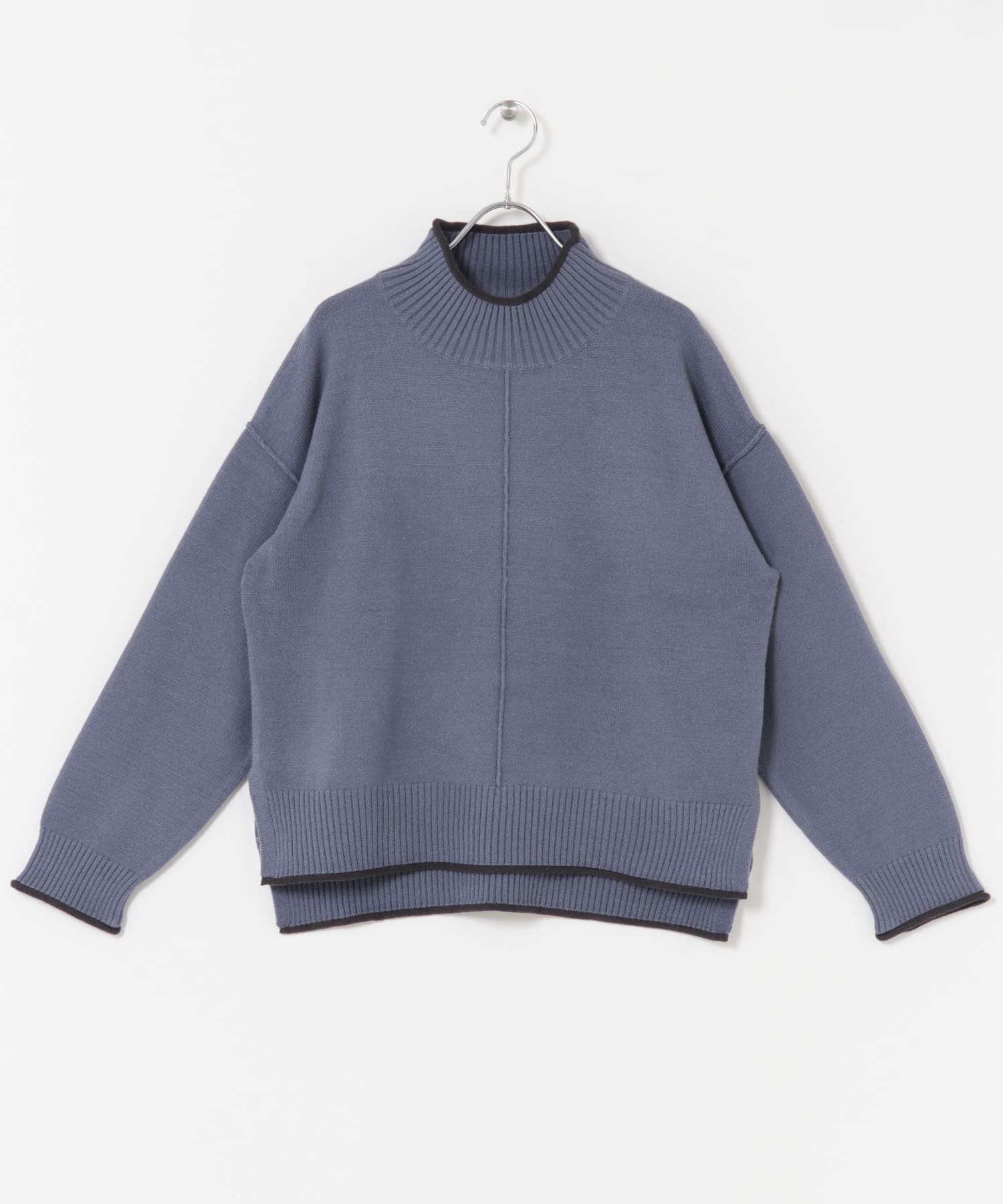 ハイショクハイネックニット S.BLU FREE