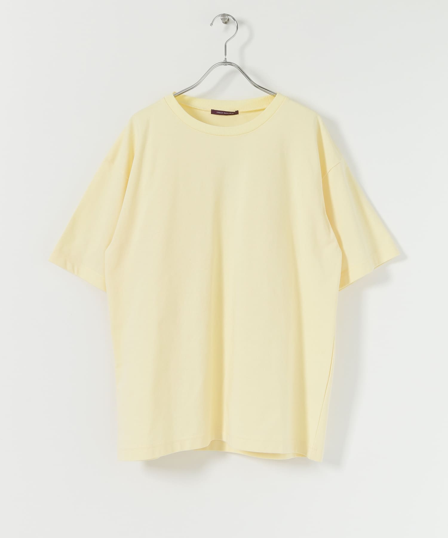 UR TECH天竺オーバーサイズTシャツ∴ L.YEL FREE