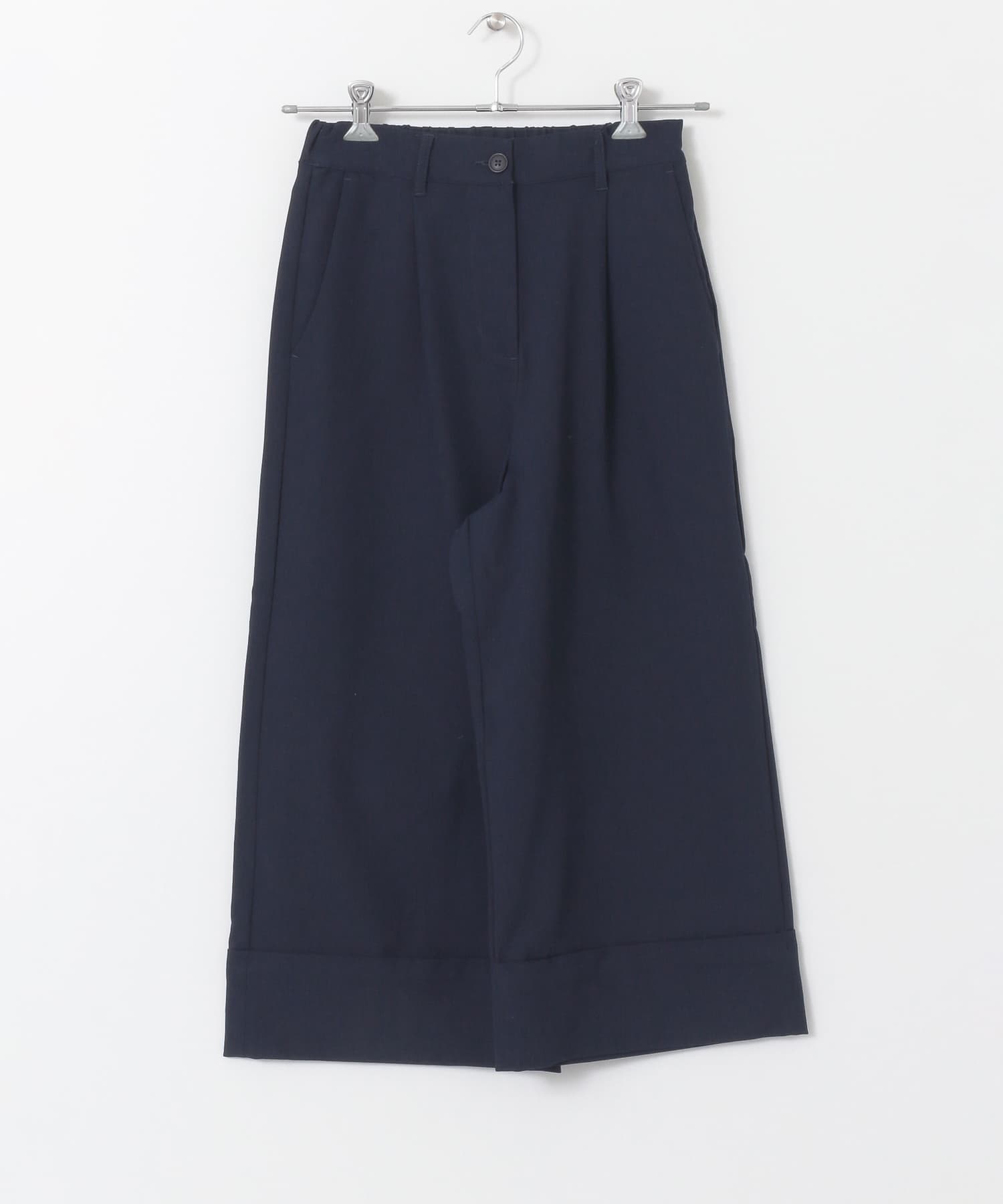 TRストレッチワイドパンツ∴ NVY S