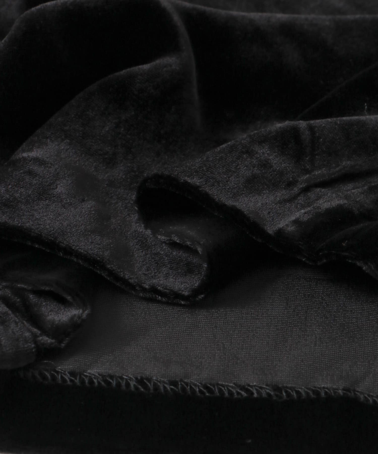 レーヨンシルクベルベットパンツ BLACK FREE