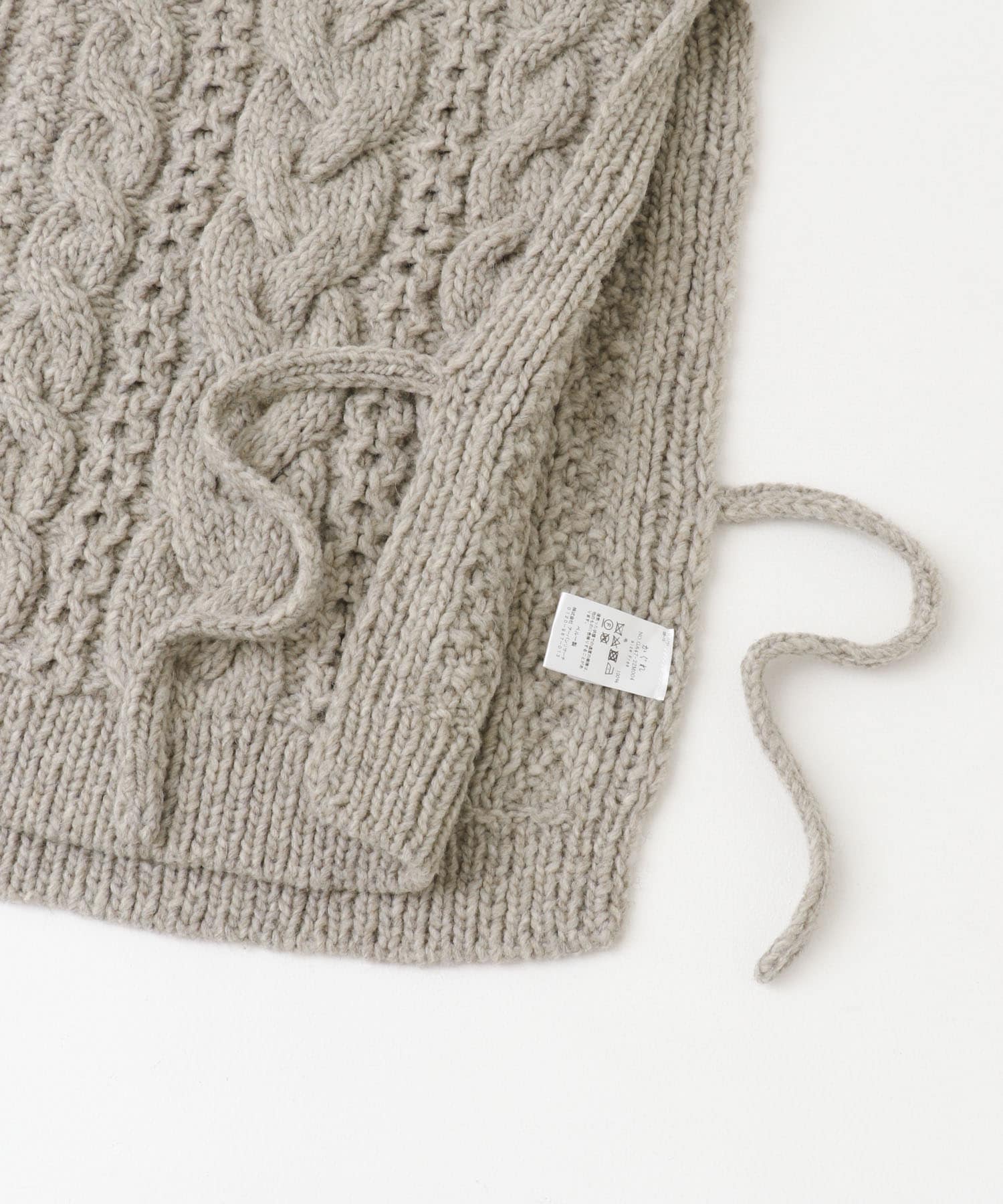 ペルーアランニットベスト GRAY FREE