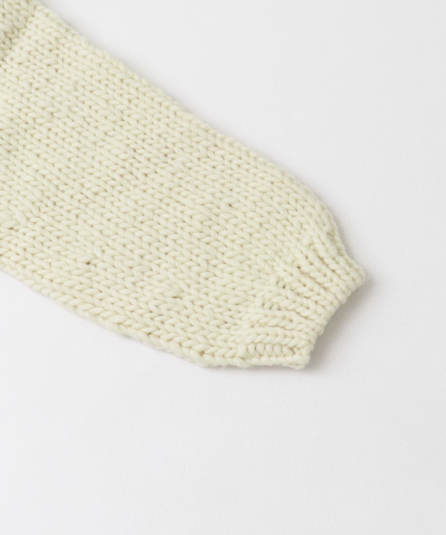 ペルーローゲージカーディガン IVORY FREE