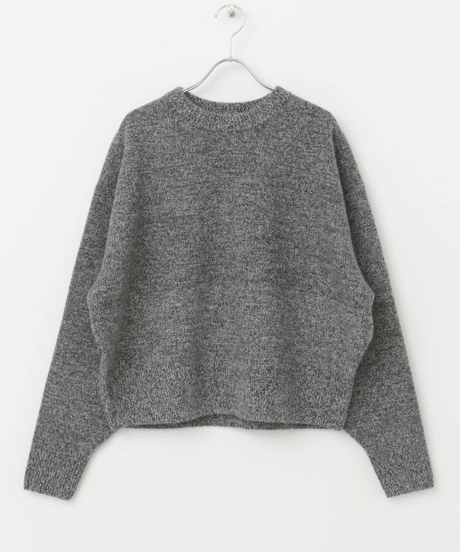 ハミルトンウールクルーネックニット MRG GRAY FREE