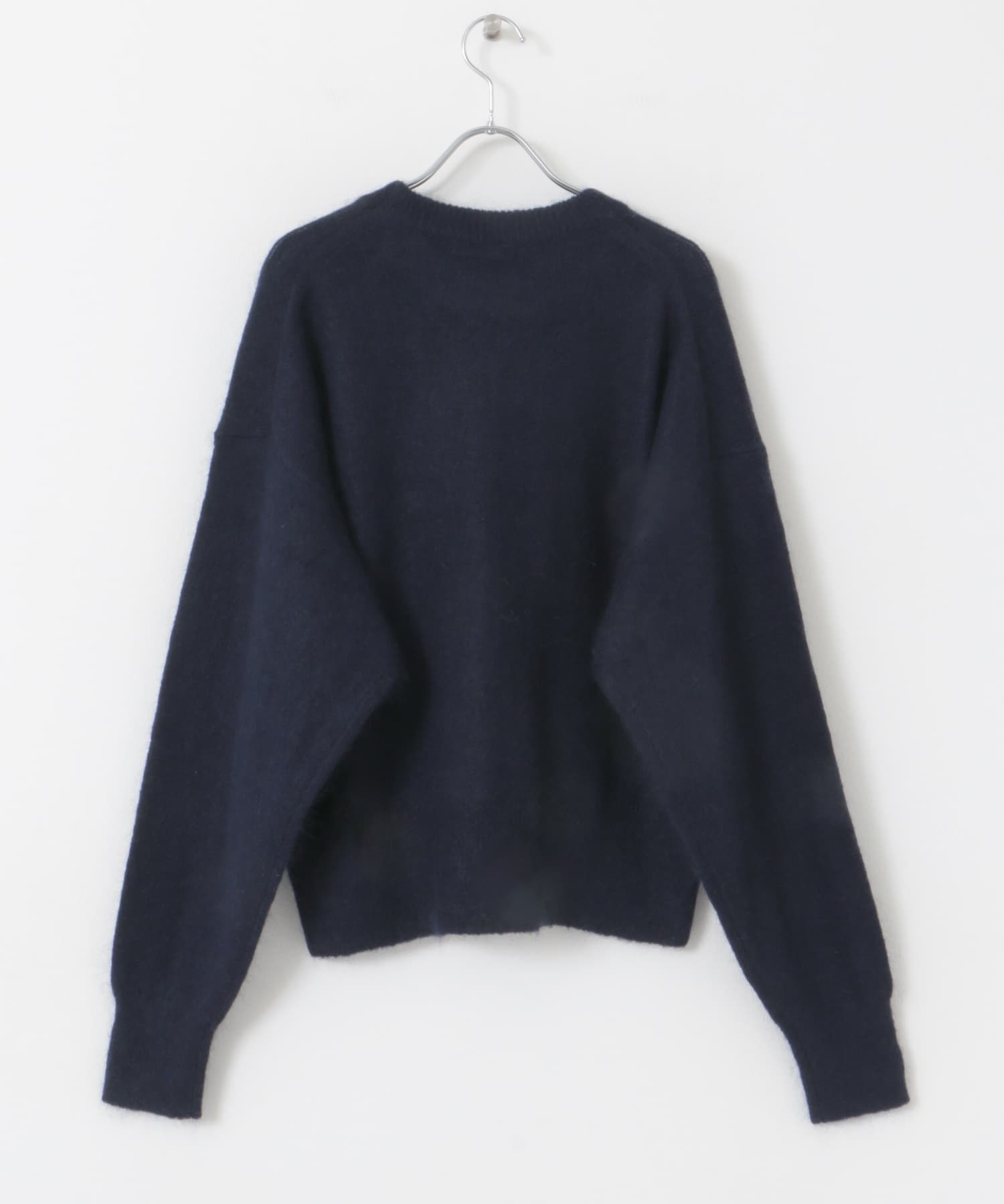 キッドモヘアクルーネックニット NAVY FREE