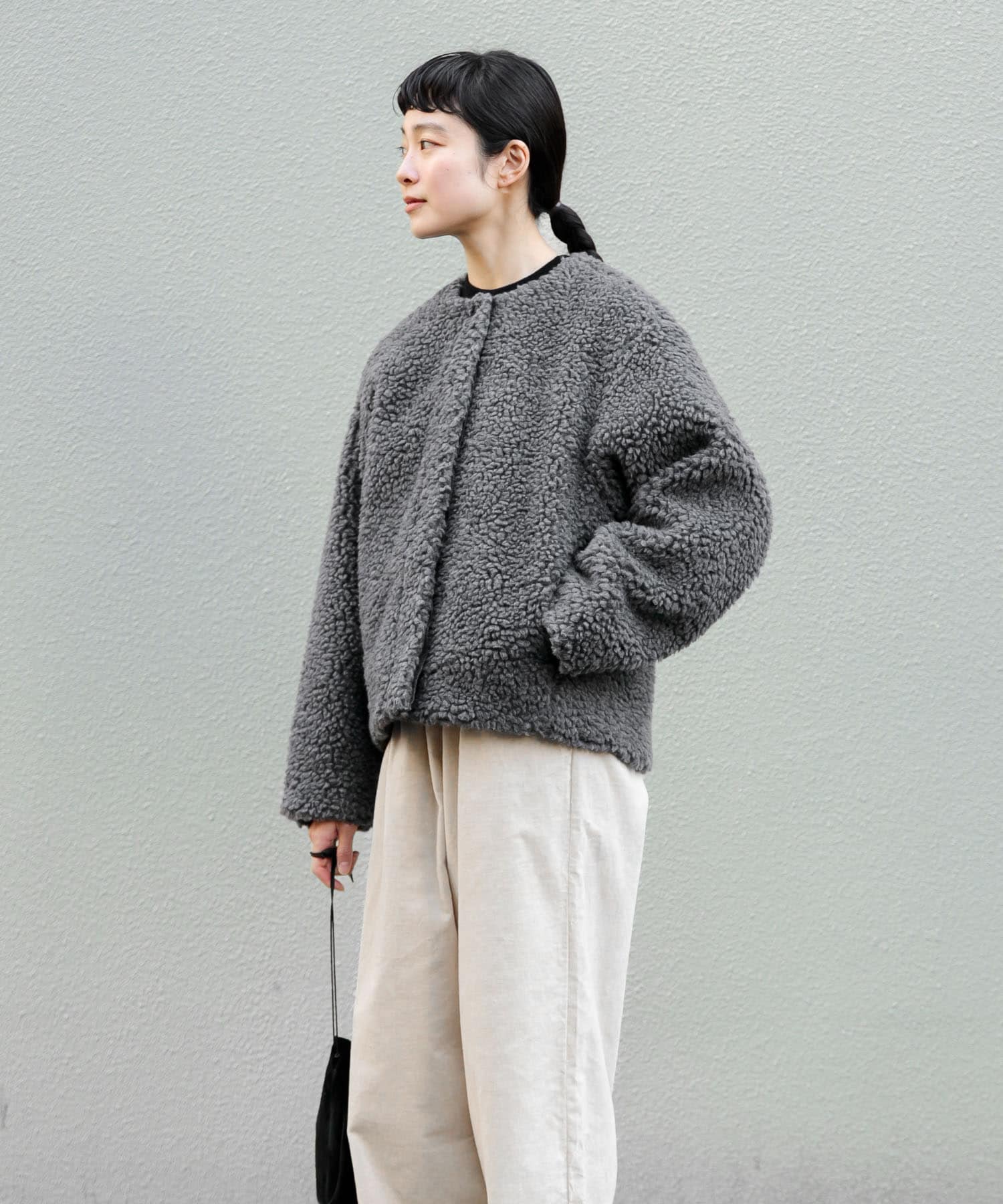 ウールボアジャケット