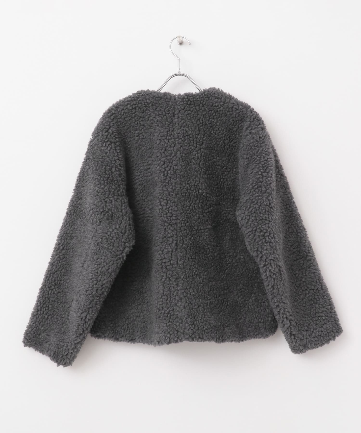 ウールボアジャケット CHARCOAL FREE