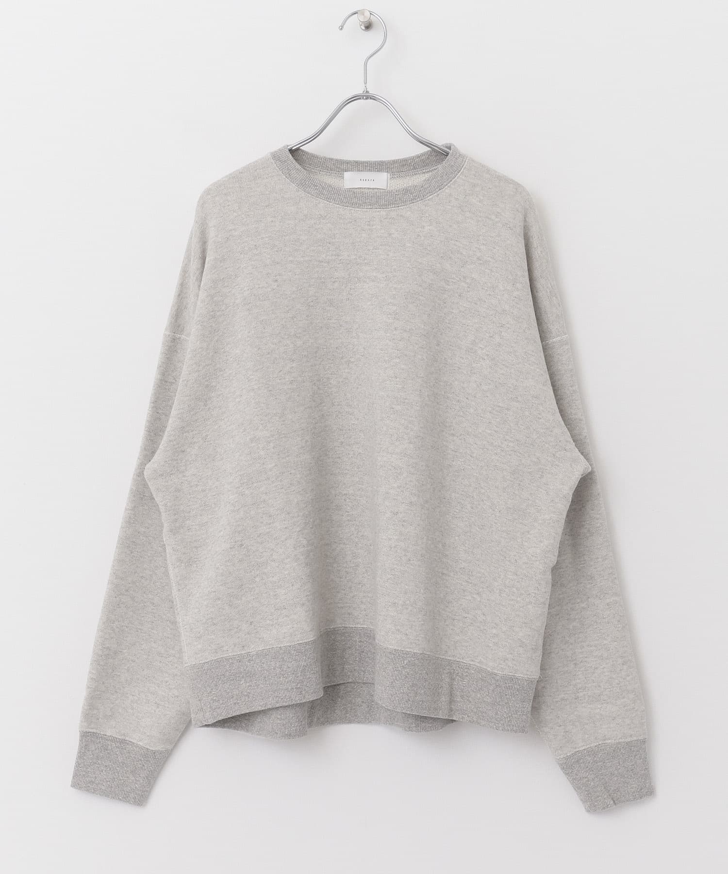 コットンリヨセルスウェットプルオーバー L/GRAY FREE