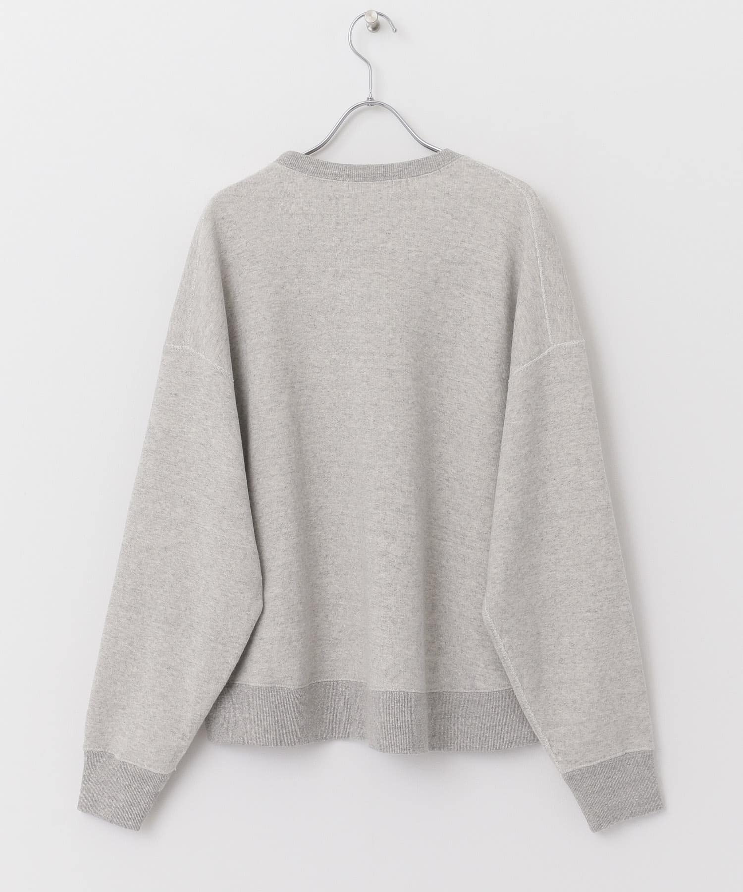 コットンリヨセルスウェットプルオーバー L/GRAY FREE
