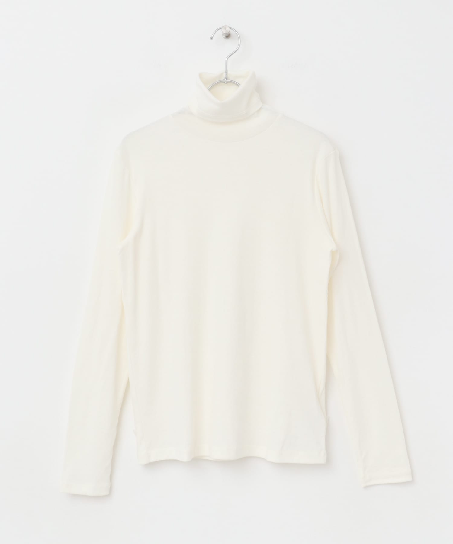 新品タグ付き　ハイツイストコットンタートルカットソー　アーバンリサーチドアーズ ハイツイストコットンタートルカットソー(FREE BLACK): トップス