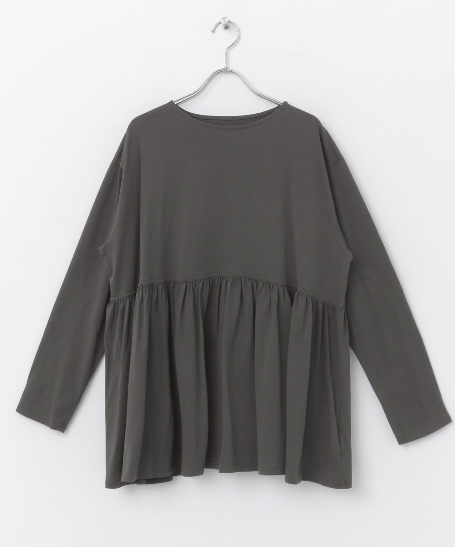 ウエストギャザープルオーバー CHARCOAL FREE