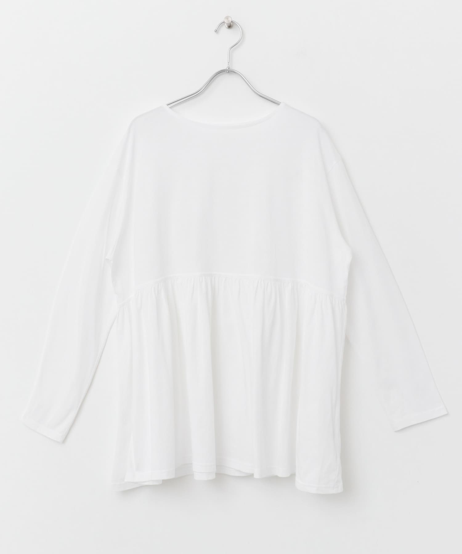ウエストギャザープルオーバー WHITE FREE