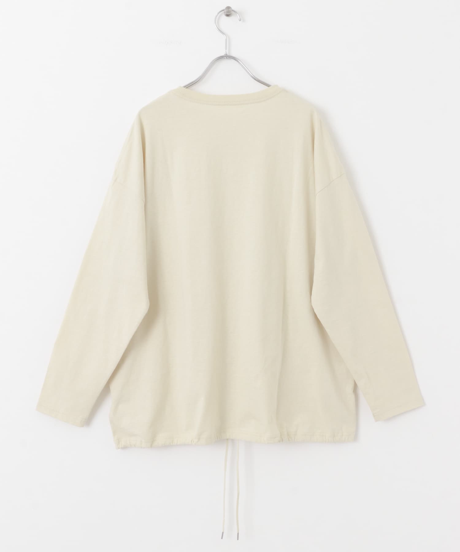 オーガニックコットンドロストカットソー BEIGE FREE