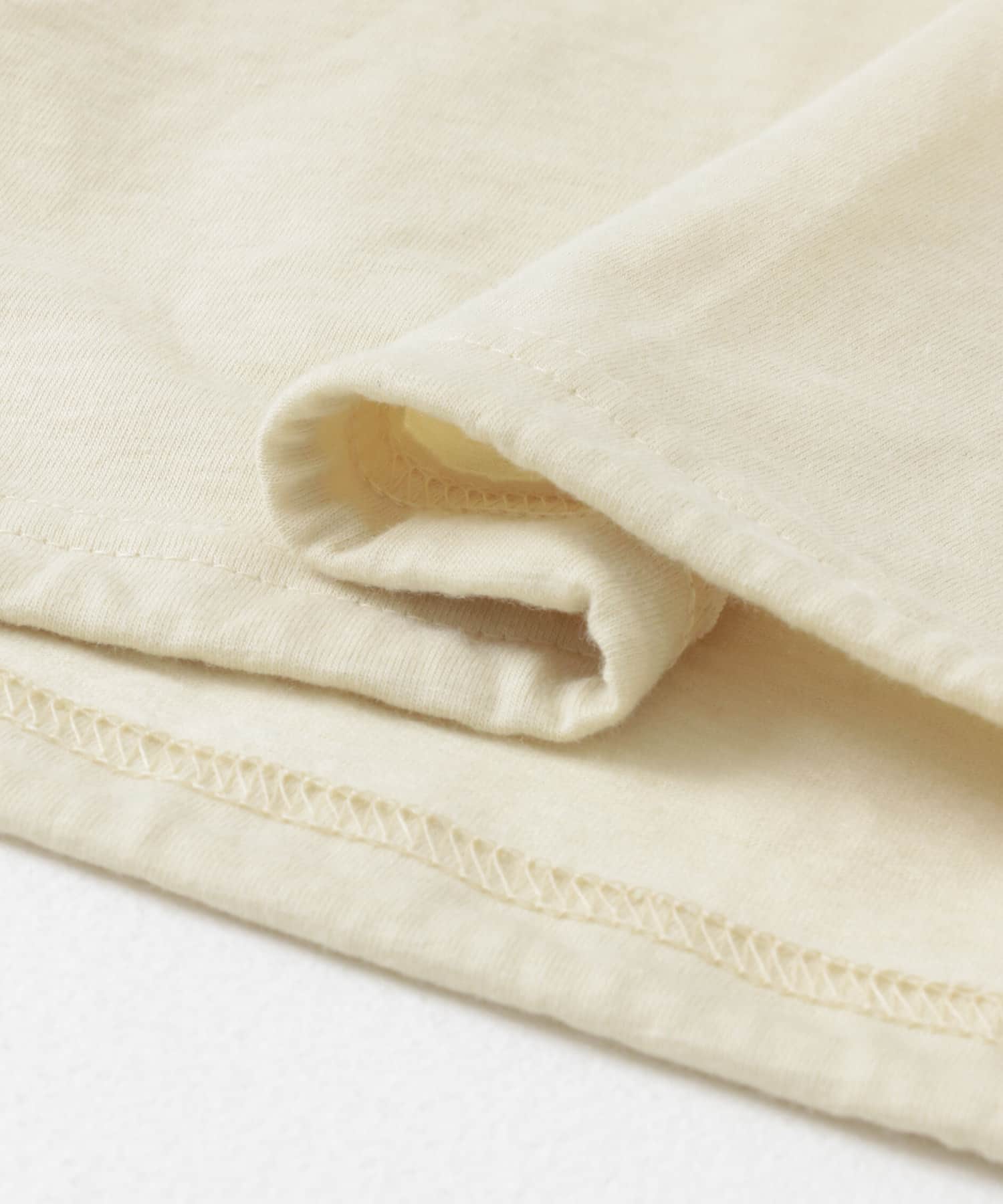 オーガニックコットンドロストカットソー BEIGE FREE