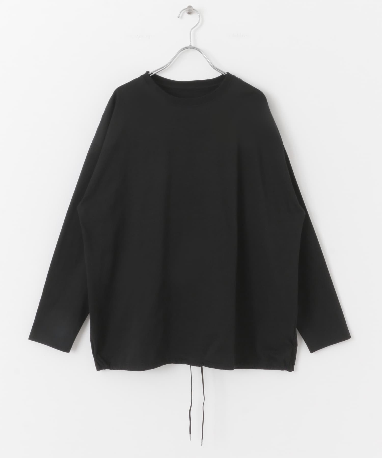 オーガニックコットンドロストカットソー BLACK FREE