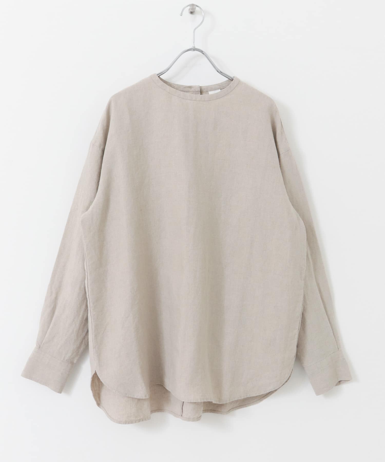 URBAN RESEARCH DOORSリネンクルーネックプルオーバー URBAN RESEARCH DOORS（アーバンリサーチドアーズ）の「リネン