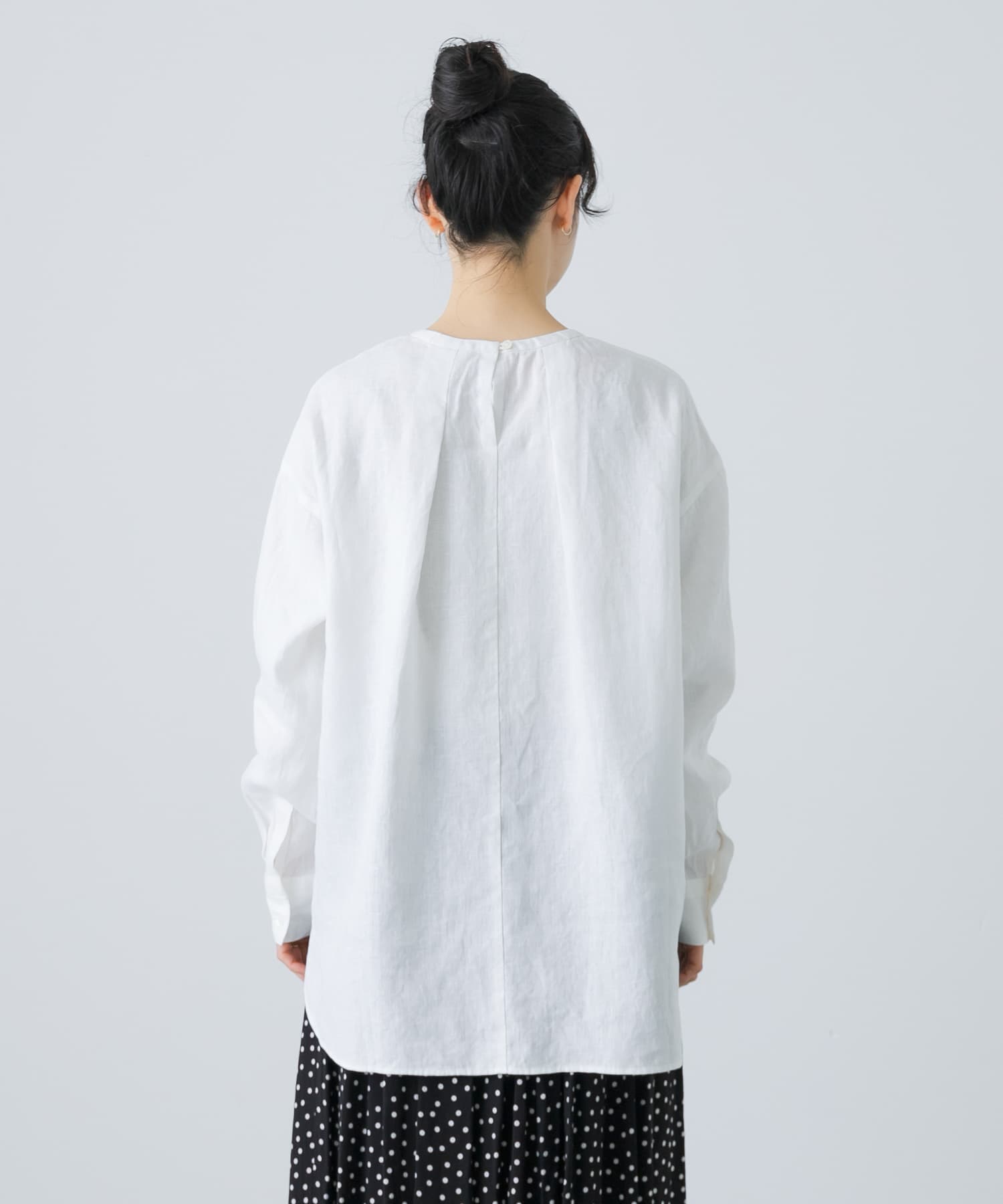 かぐれ リネン半袖クルーネックプルオーバー　OFF かぐれ（カグレ）の「リネン半袖クルーネックプルオーバー（T
