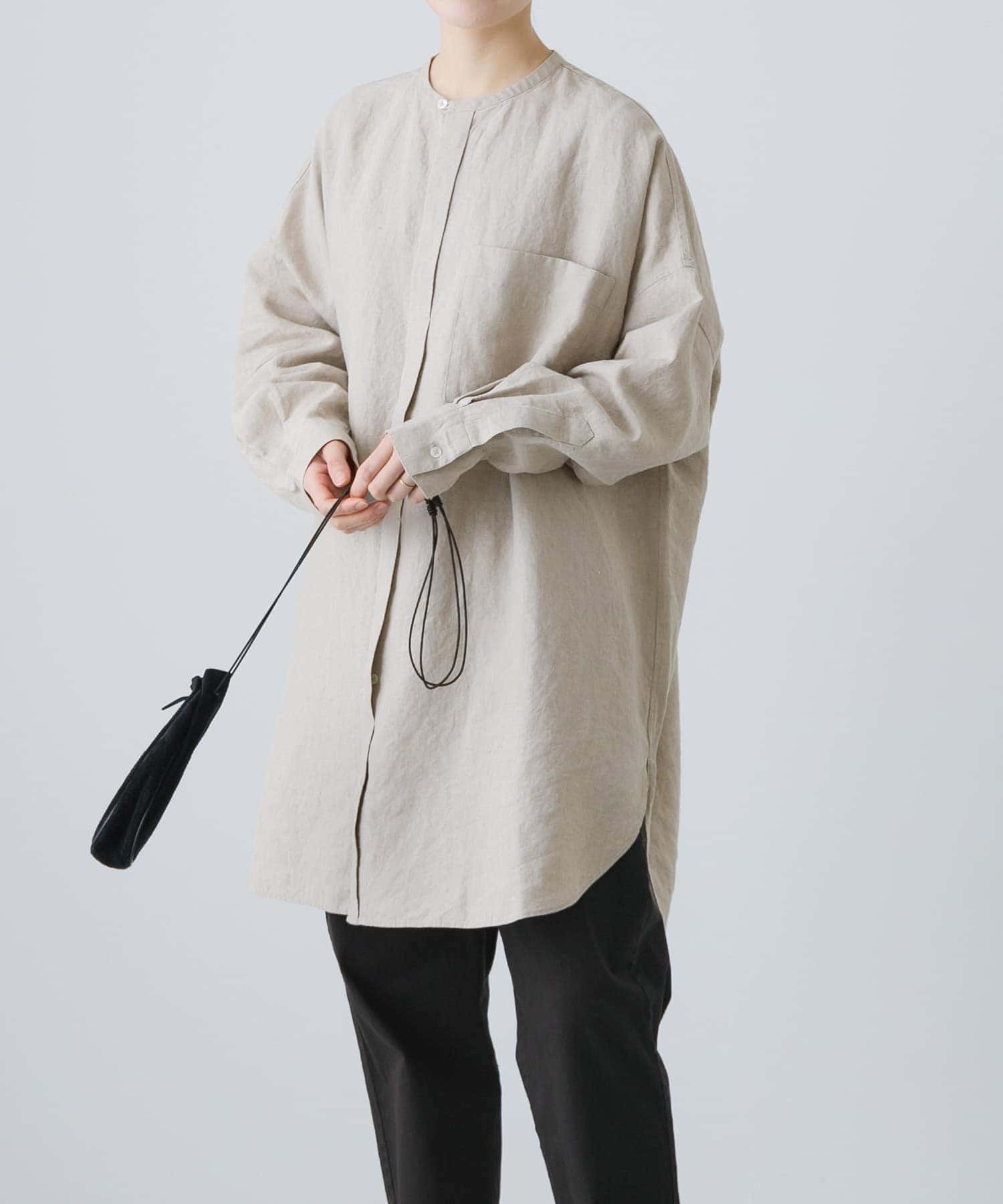 リネンチュニックシャツ